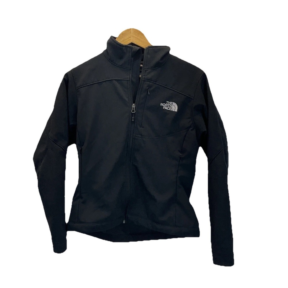 The North Face Jacket Womens Size S Black Apex Bionic Full Zip Soft Shell Hiking